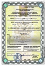 Приложение №1 к лицензии
